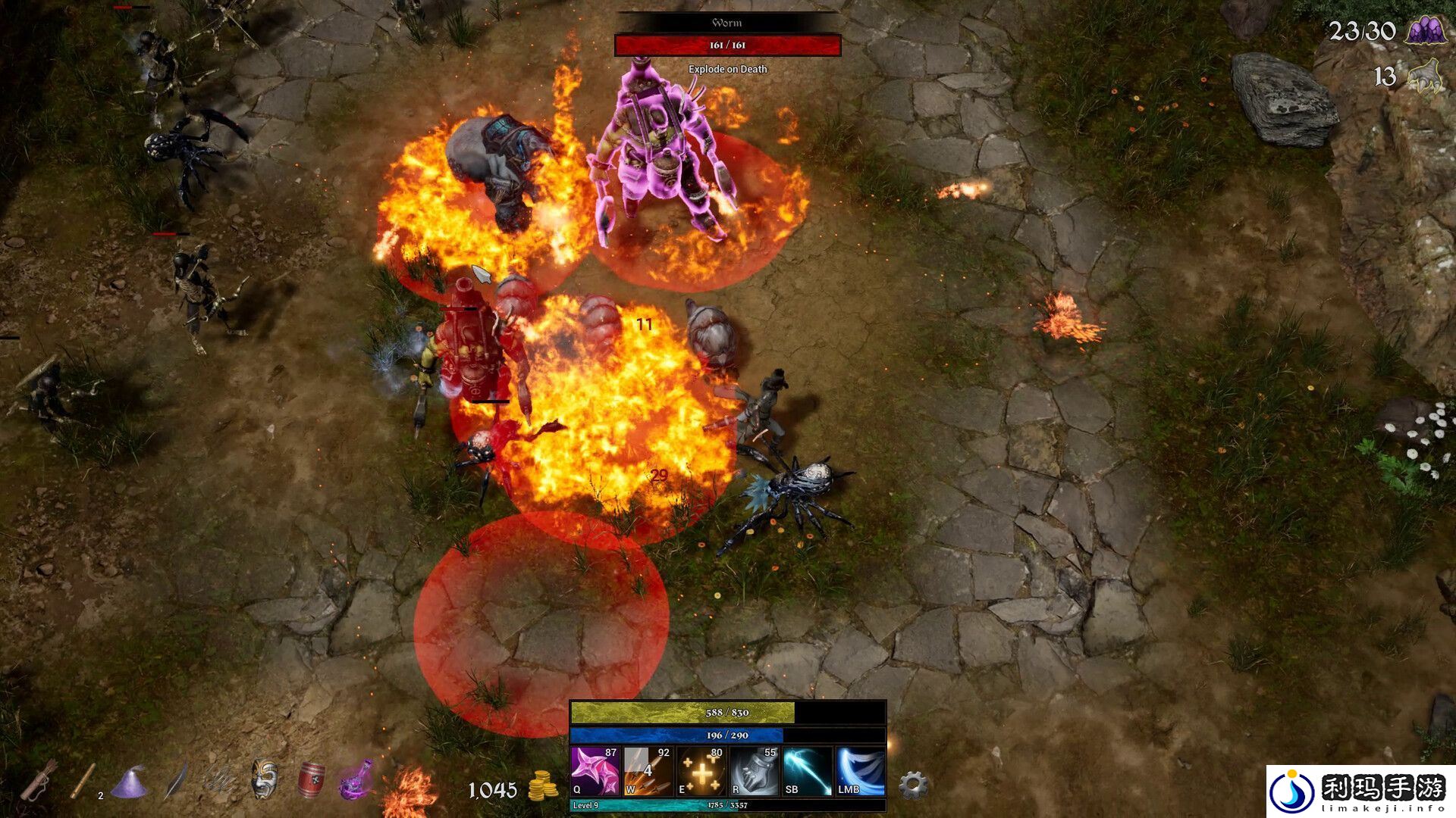 类暗黑快节奏俯视角动作游戏法术塑造者现已在Steam推出试玩Demo