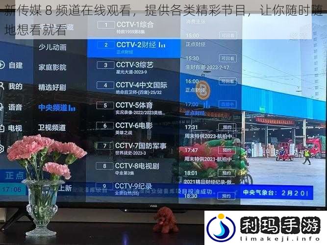 新传媒 8 频道在线观看,提供各类精彩节目,让你随时随地想看就看