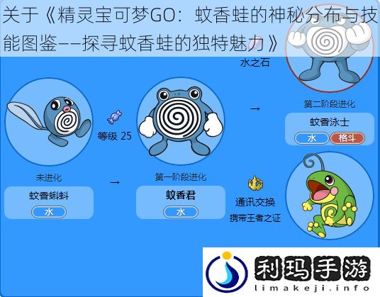 关于《精灵宝可梦GO:蚊香蛙的神秘分布与技能图鉴——探寻蚊香蛙的独特魅力》