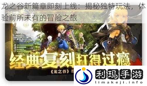 龙之谷新篇章即刻上线:揭秘独特玩法,体验前所未有的冒险之旅