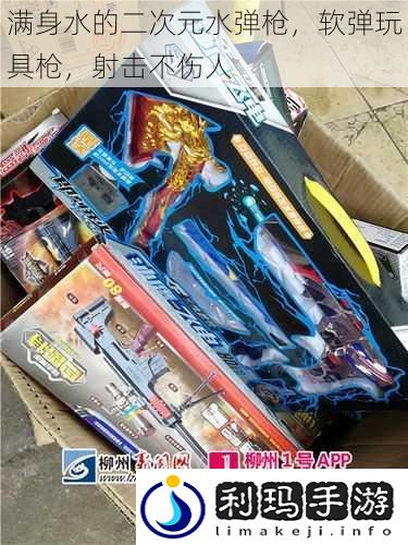 满身水的二次元水弹枪,软弹玩具枪,射击不伤人