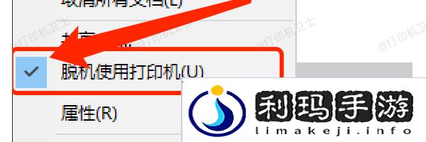 检查打印机设置