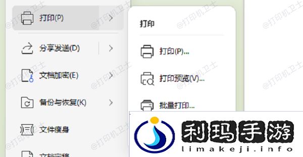 设置双面打印模式