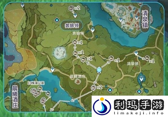 原神蒲公英籽在哪