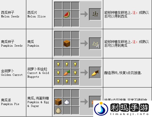 我的世界南瓜种子合成指南:南瓜种子的作用与合成攻略
