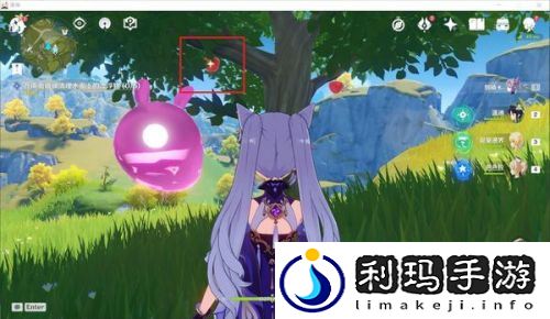 福至五彩拍照地点在哪(原神全红色五彩拍照坐标位置图文分享)