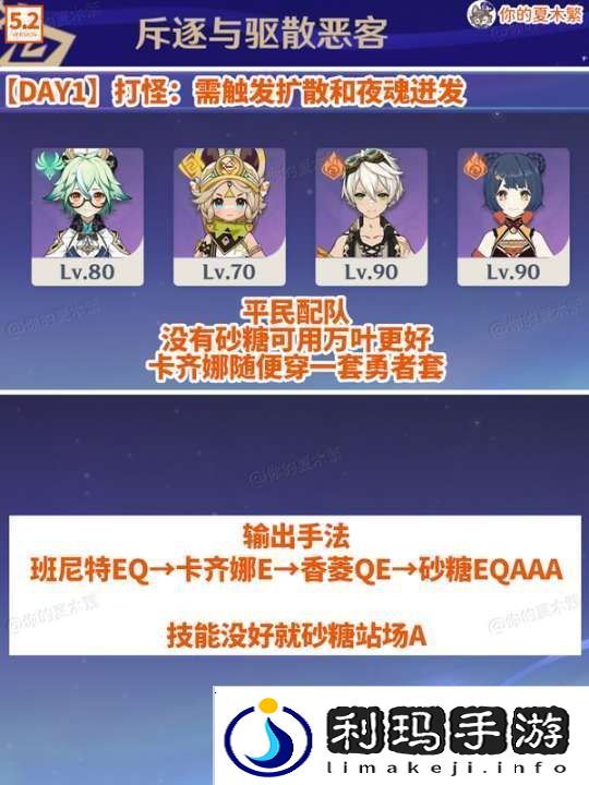 【原神】V5.2攻略