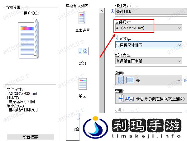 检查打印机设置