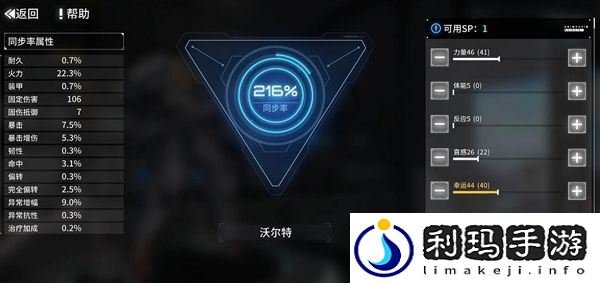 艾塔纪元同步率加点攻略
