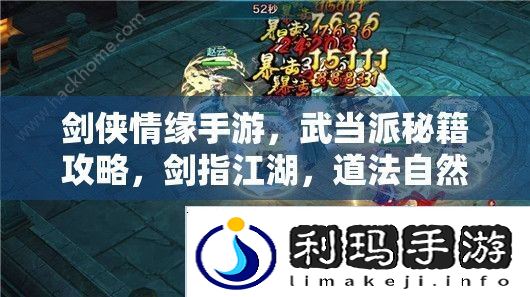 剑侠情缘手游，武当派秘籍攻略，剑指江湖，道法自然