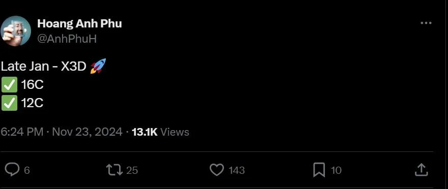 AMD新一代神U曝明年1月上市效能相比前代提升64%