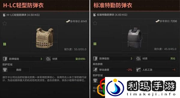 暗区突围三级甲选哪个好 护甲要怎么选择