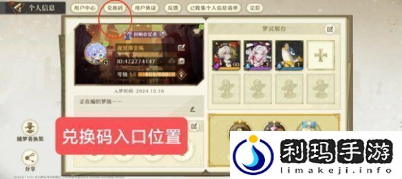 无尽梦回兑换码怎么用
