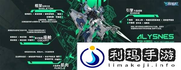 解限机改装选择   全部机甲改件
