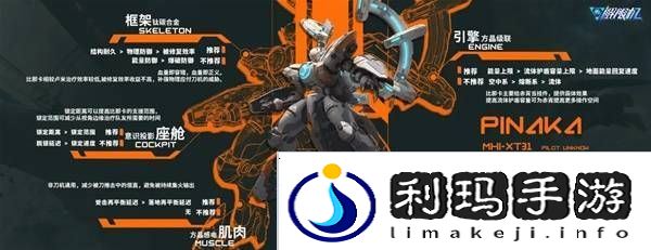 解限机改装选择   全部机甲改件