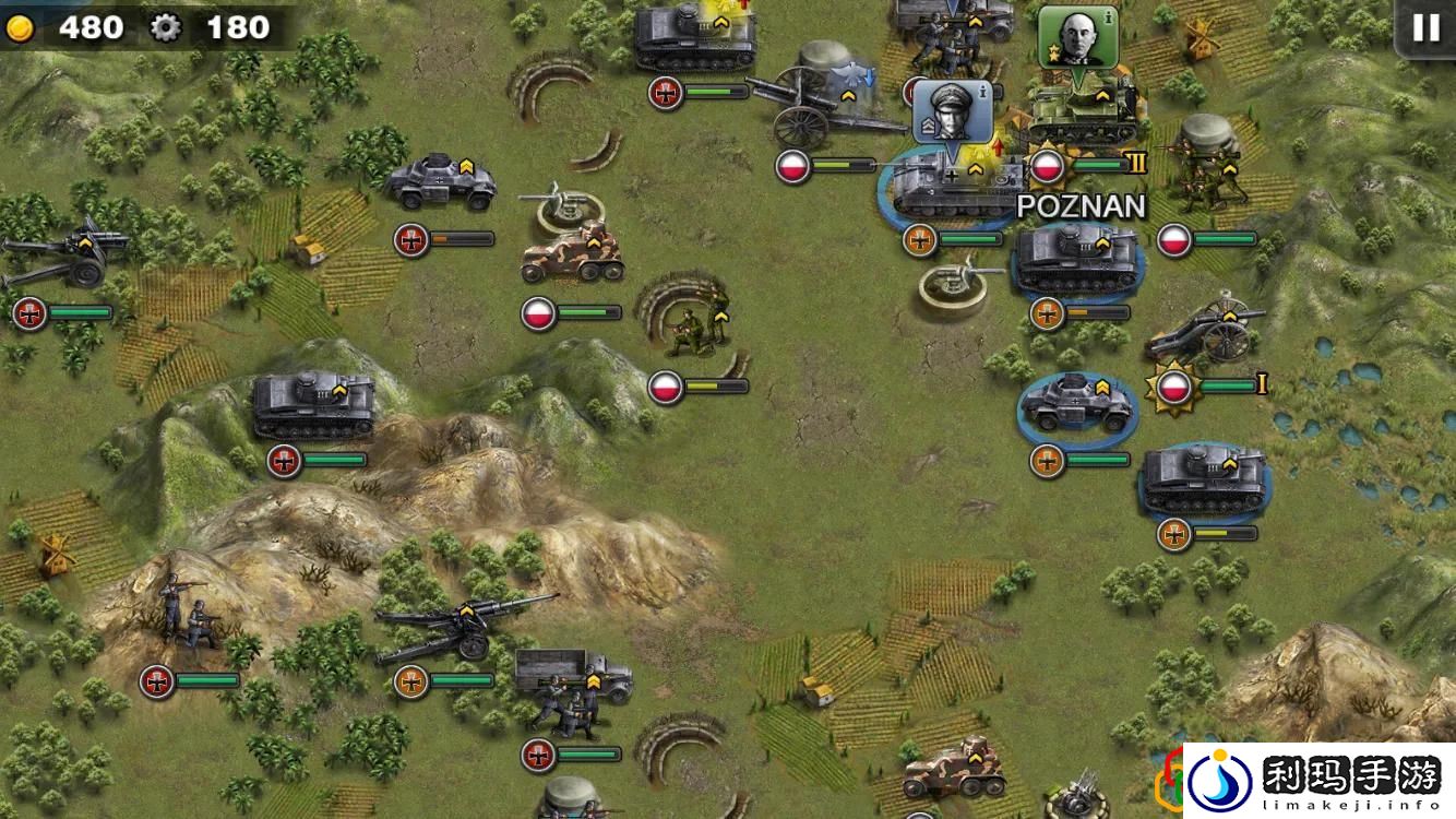 将军的荣耀1西线战场闪击战五星战略的构思