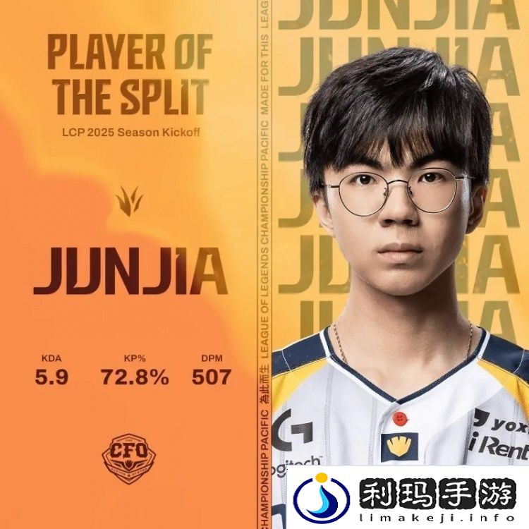 Junjia当选LCP一赛段MVP