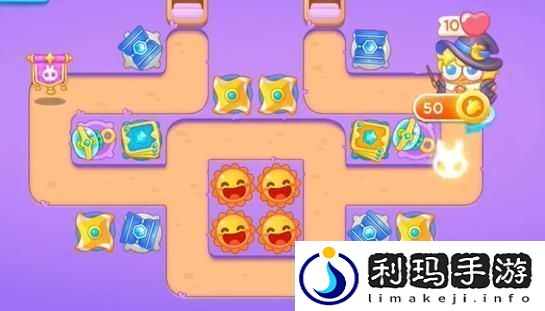 保卫萝卜4阿波与魔法宝藏第50关攻略