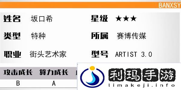 少女前线云图计划坂口希怎么样