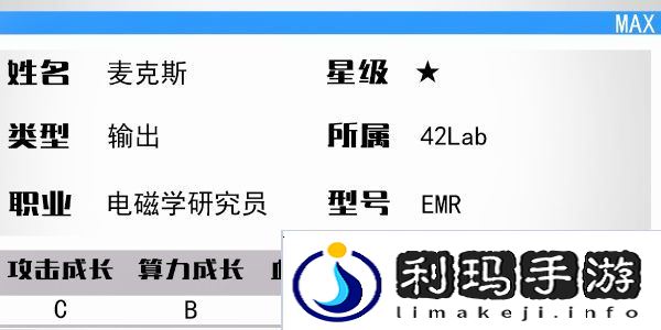 少女前线云图计划麦克斯怎么样