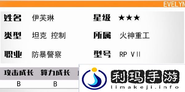 少女前线伊芙琳值得练吗