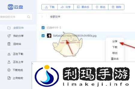 123云盘怎么设置提取码