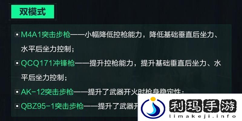 三角洲行动平衡性调整