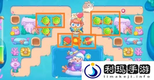 保卫萝卜4嗨钓度假岛第14关通关攻略-保卫萝卜4嗨钓度假岛第14关怎么通关