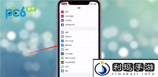 苹果小圆点怎么设置
