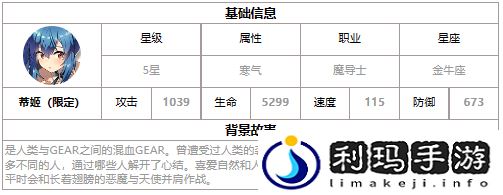 第七史诗蒂姬好用吗