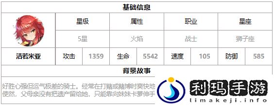 第七史诗洁若米亚好用吗